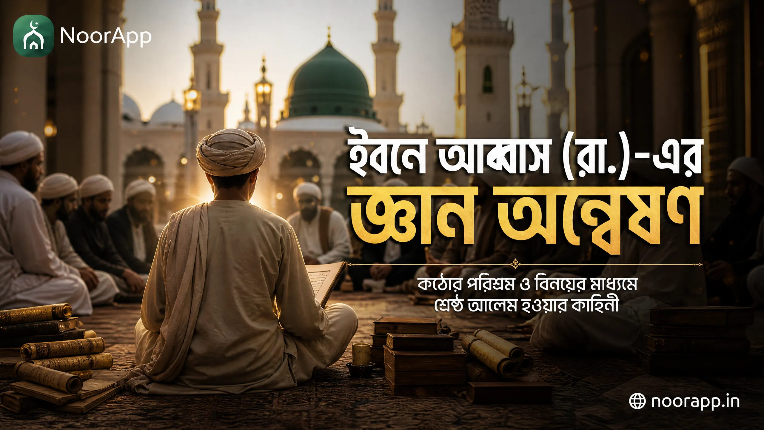 ইবনে আব্বাস (রা.)-এর জ্ঞান অন্বেষণ: কঠোর পরিশ্রম ও বিনয়ের মাধ্যমে শ্রেষ্ঠ আলেম হওয়ার কাহিনী