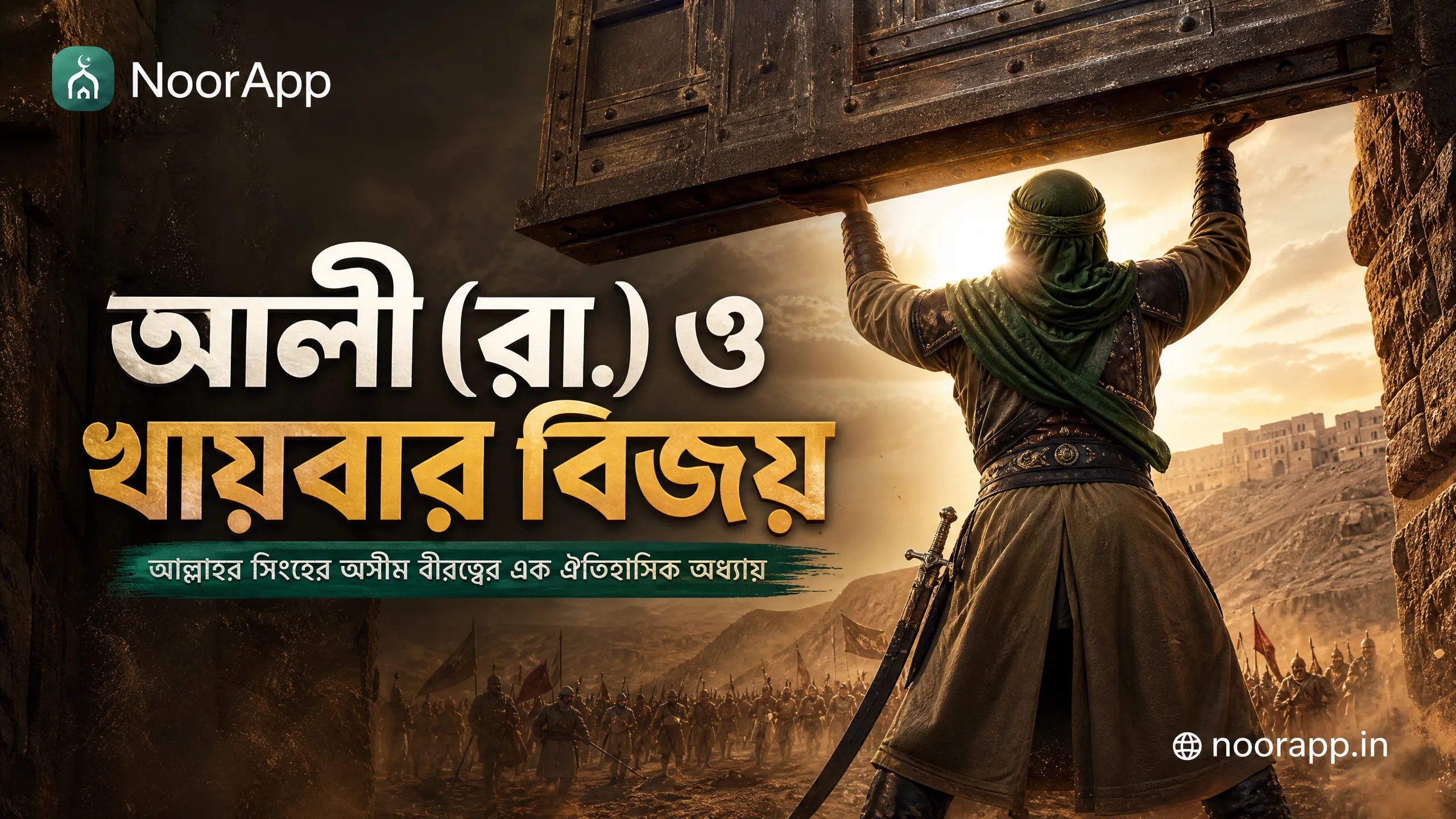 আলী (রা.) ও খায়বার বিজয়: আল্লাহর সিংহের অসীম বীরত্বের এক ঐতিহাসিক অধ্যায়