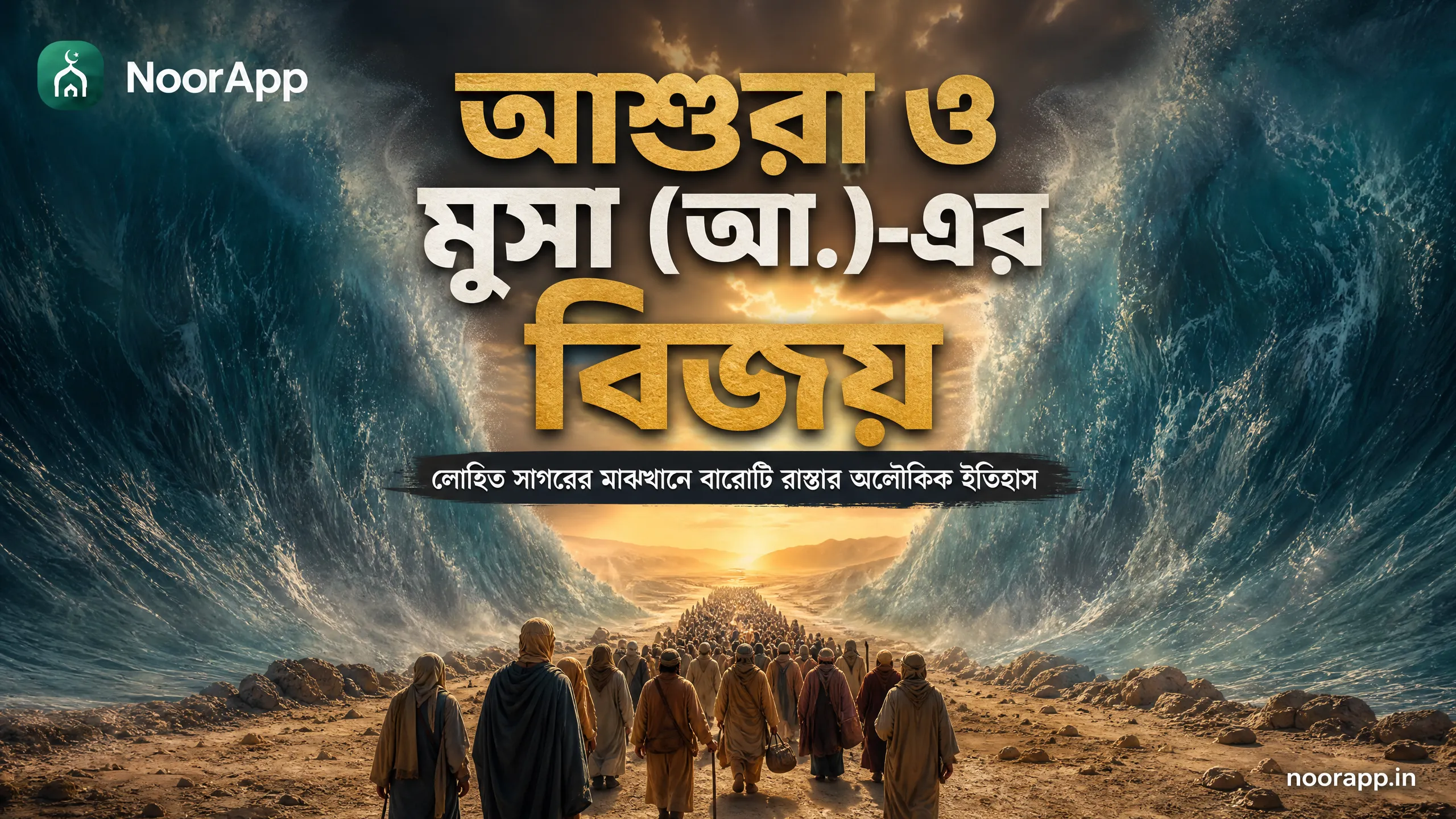 আশুরা ও মুসা (আ.)-এর বিজয়: লোহিত সাগরের মাঝখানে বারোটি রাস্তার অলৌকিক ইতিহাস