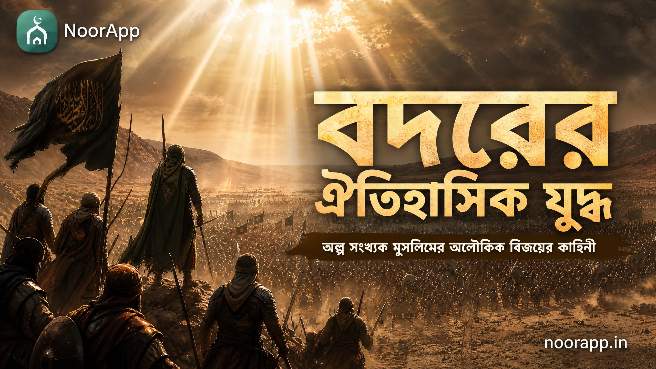 বদরের ঐতিহাসিক যুদ্ধ: অল্প সংখ্যক মুসলিমের অলৌকিক বিজয়ের কাহিনী