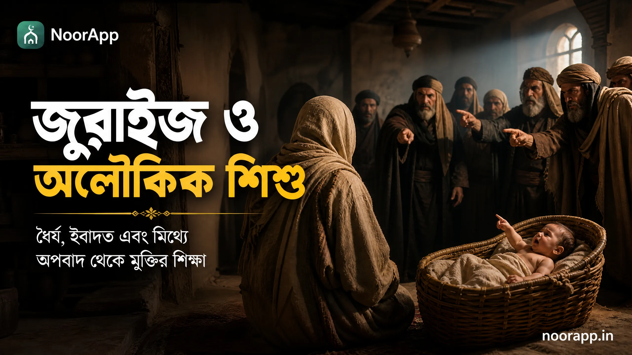 জুরাইজ ও অলৌকিক শিশু: ধৈর্য, ইবাদত এবং মিথ্যে অপবাদ থেকে মুক্তির শিক্ষা