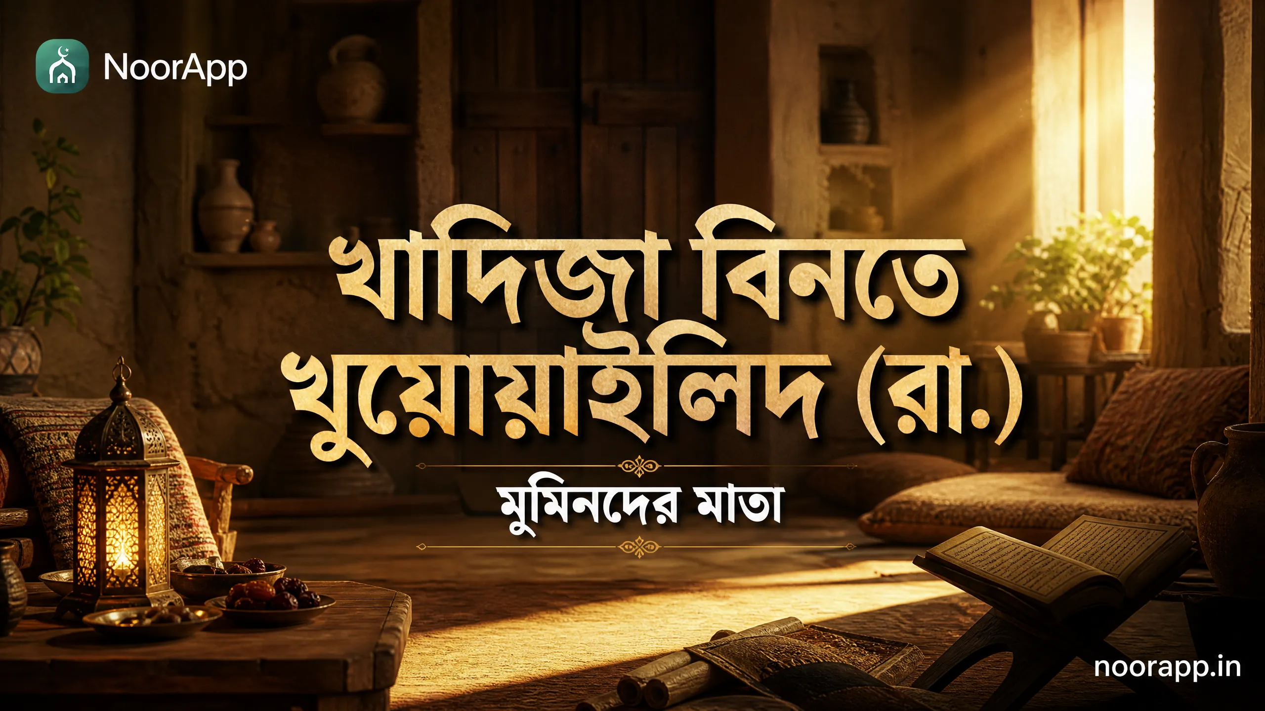 খাদিজা বিনতে খুওয়াইলিদ (রা.) - মুমিনদের মাতা