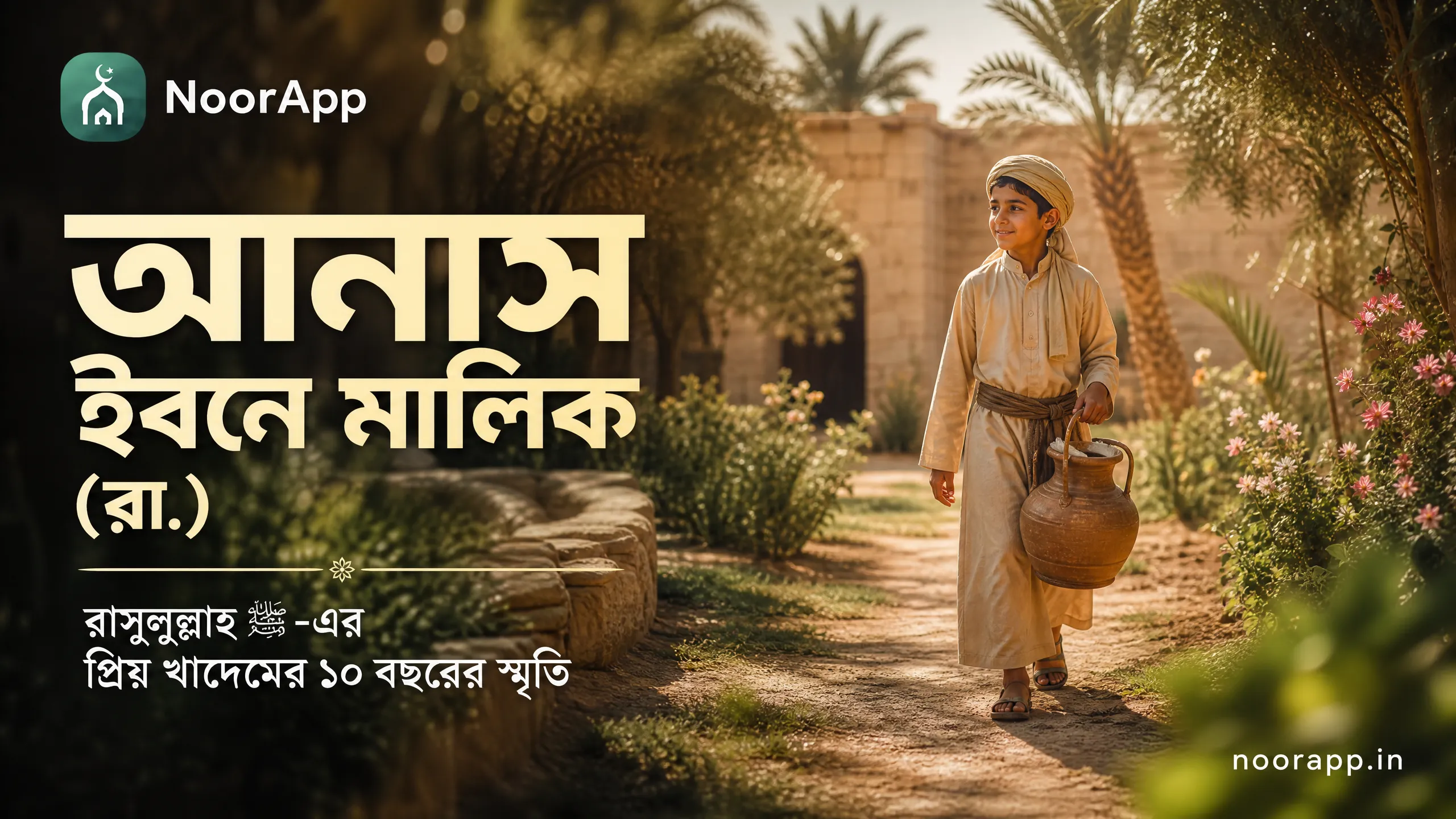 আনাস ইবনে মালিক (রা.): রাসুলুল্লাহ ﷺ-এর প্রিয় খাদেমের ১০ বছরের স্মৃতি