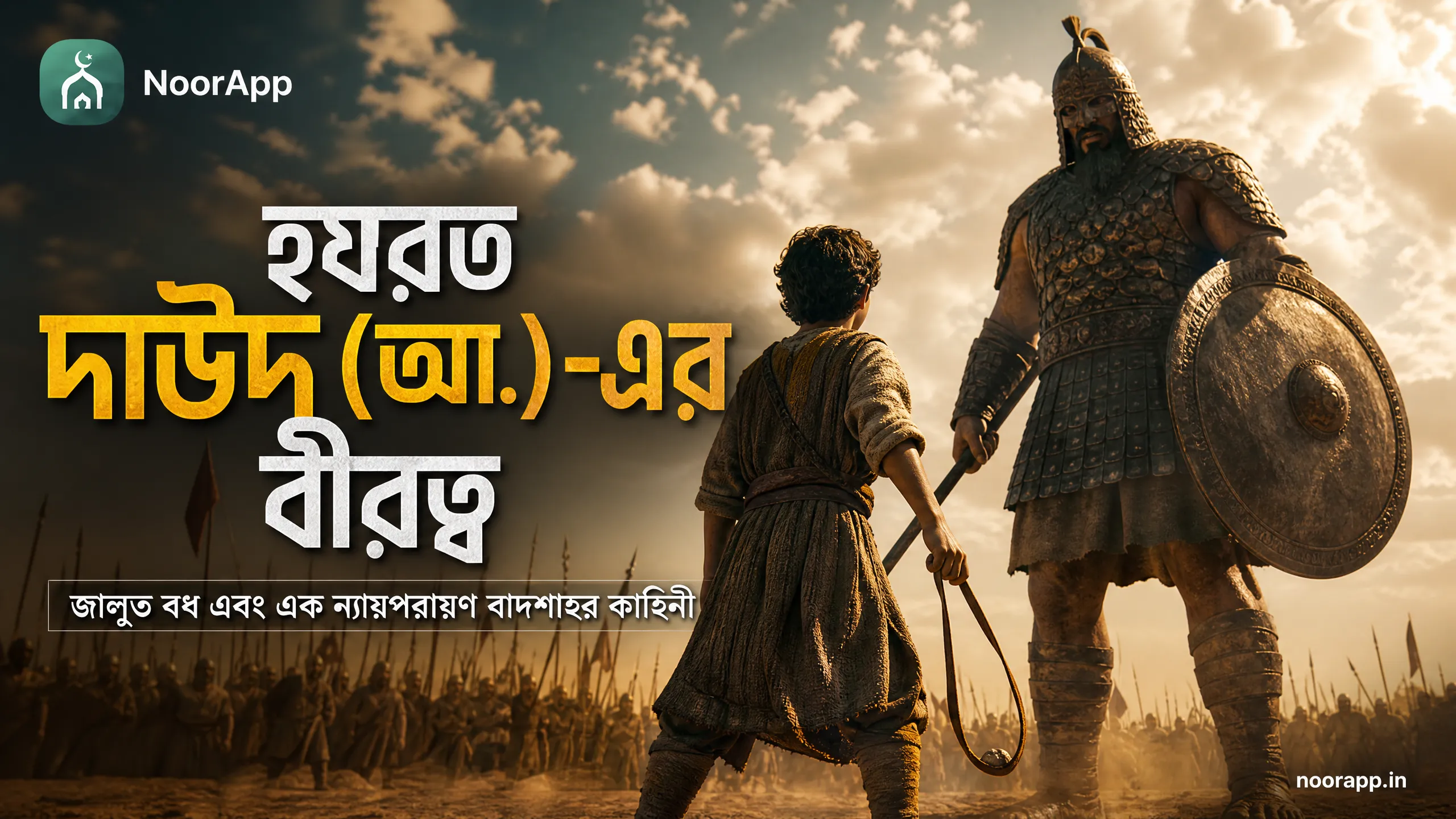 হযরত দাউদ (আ.)-এর বীরত্ব: জালুত বধ এবং এক ন্যায়পরায়ণ বাদশাহর কাহিনী