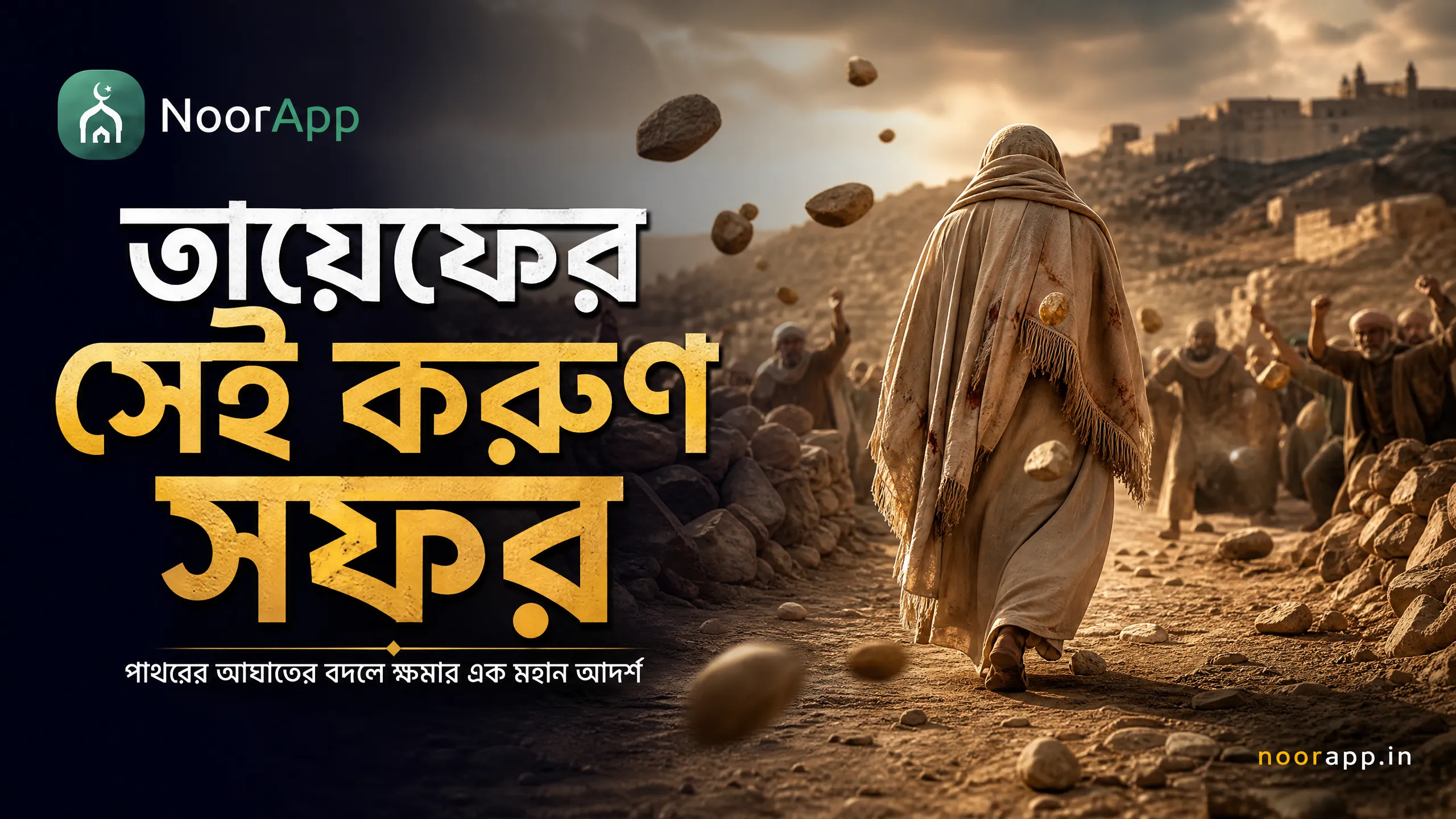 তায়েফের সেই করুণ সফর: পাথরের আঘাতের বদলে ক্ষমার এক মহান আদর্শ