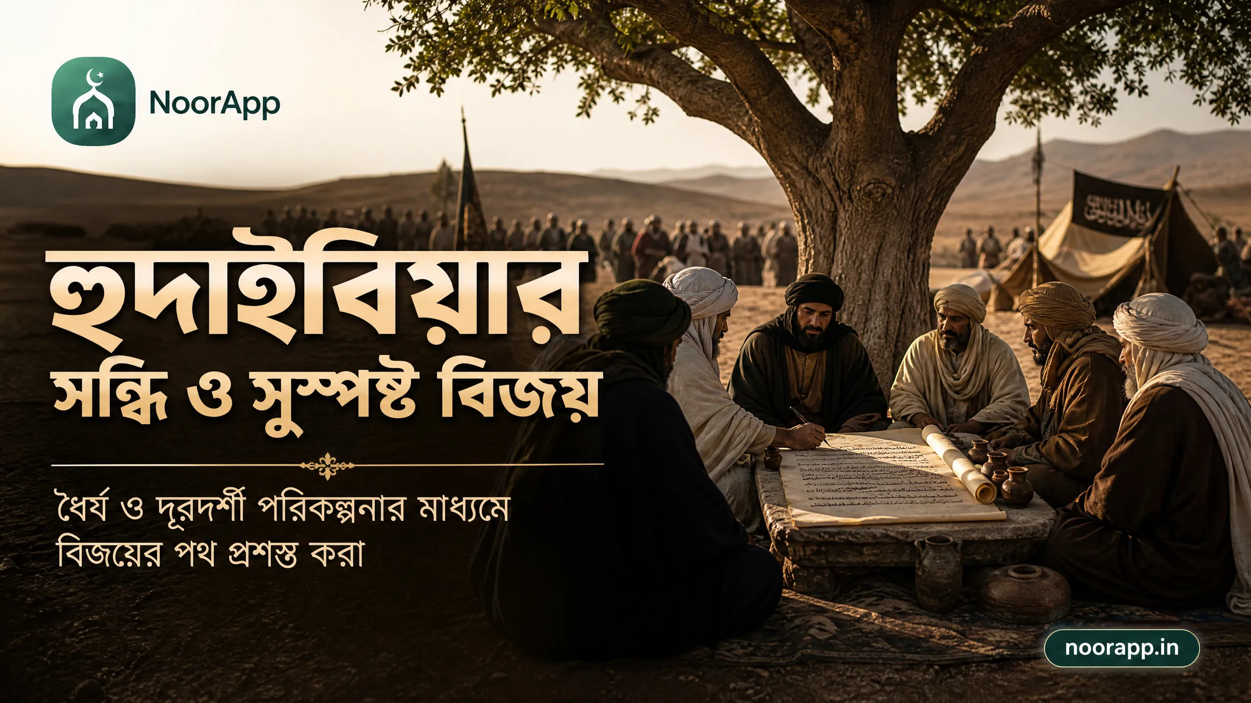 হুদাইবিয়ার সন্ধি ও সুস্পষ্ট বিজয়: ধৈর্য ও দূরদর্শী পরিকল্পনার মাধ্যমে বিজয়ের পথ প্রশস্ত করা