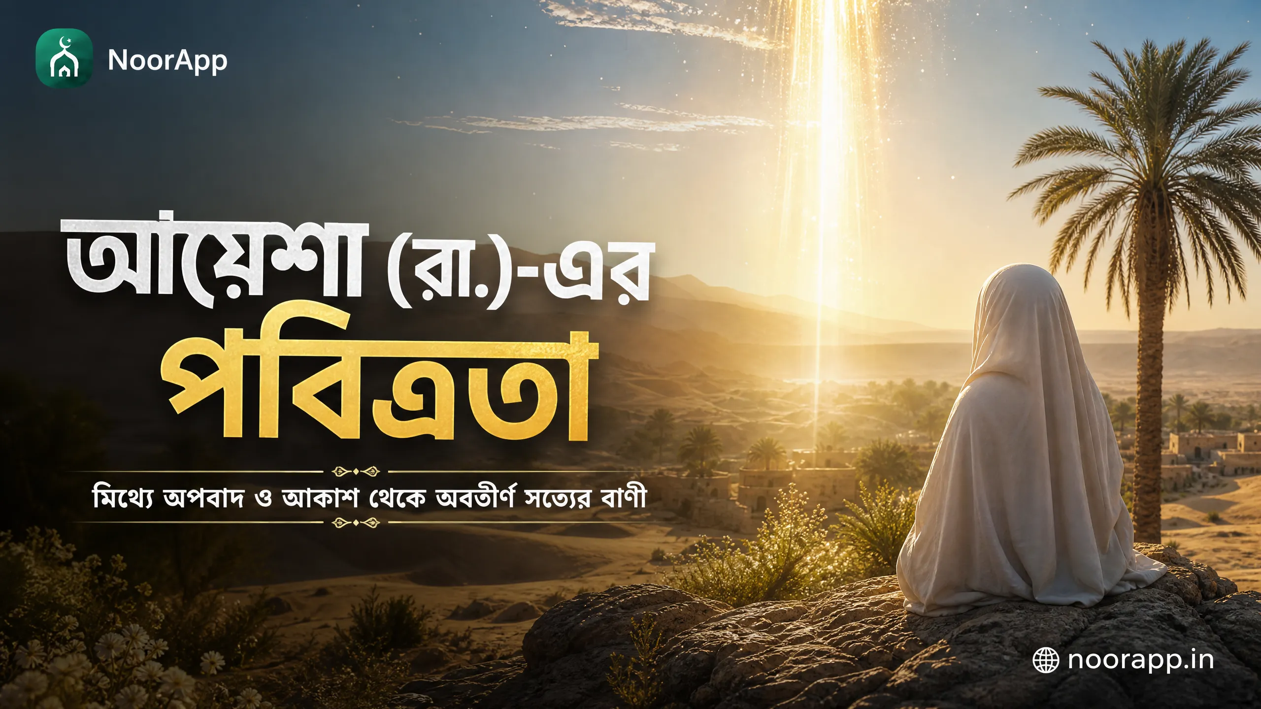 আয়েশা (রা.)-এর পবিত্রতা: মিথ্যে অপবাদ ও আকাশ থেকে অবতীর্ণ সত্যের বাণী